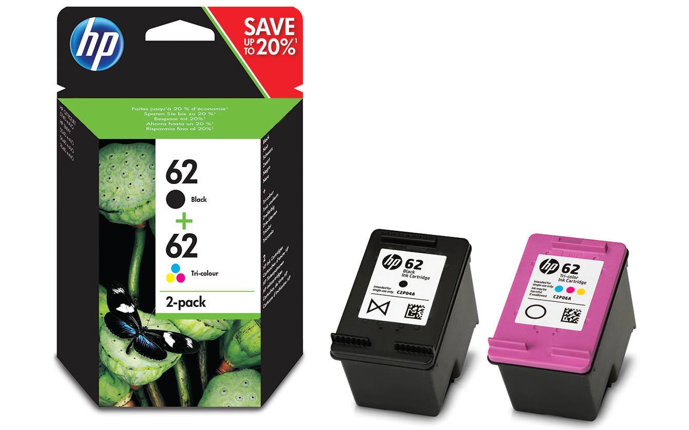 CARTUCHO HP 62 J3M80AE PACK TWING NEGRO Y COLOR – Centro de Soluciones  Informáticas