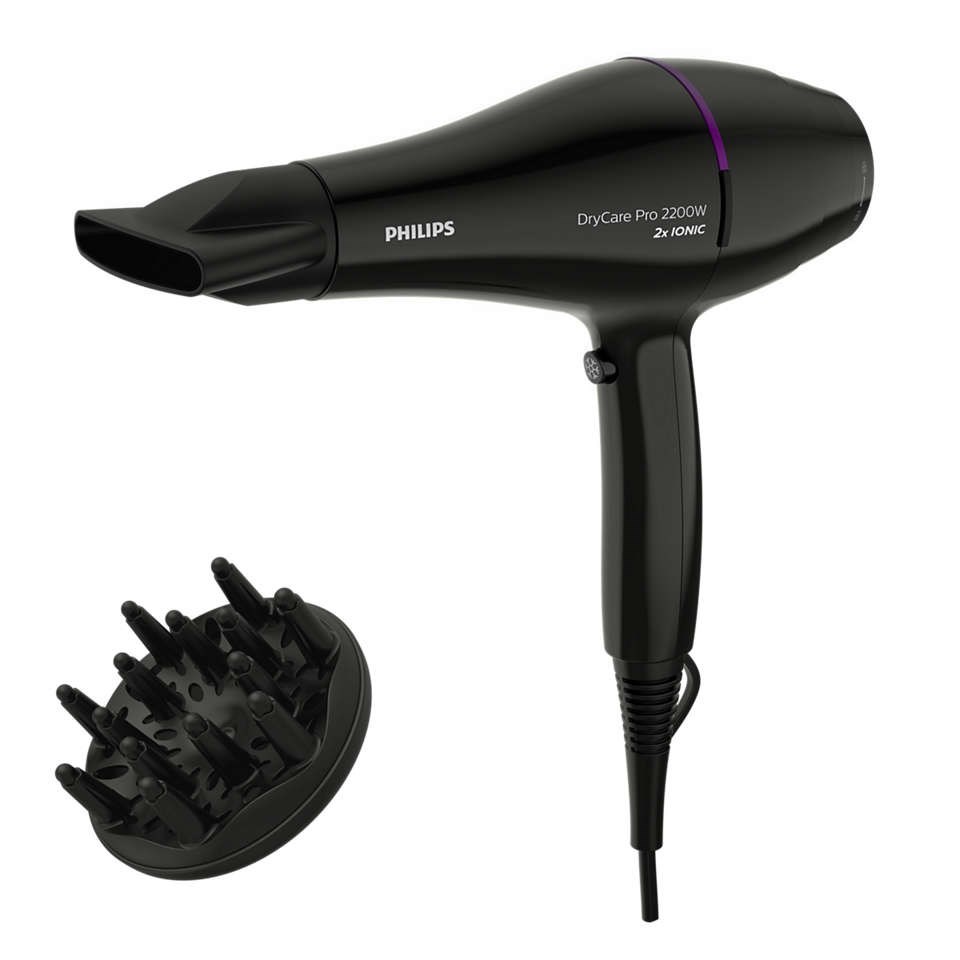 SECADOR PELO PHILIPS DRYCARE PRO IONICO 2200W – Centro de Soluciones  Informáticas