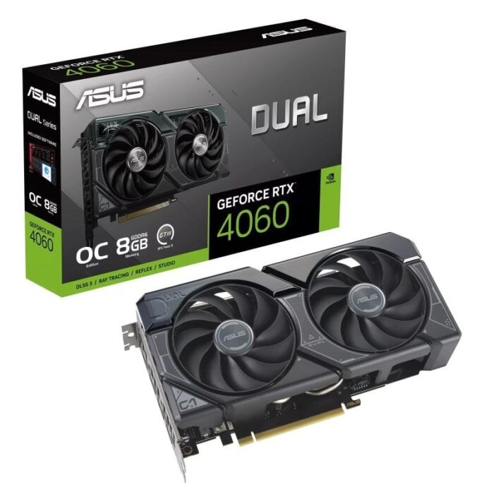 SVGA GEFORCE ASUS DUAL-RTX4060TI-O16G 16GB DDR6