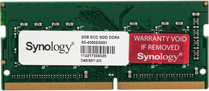 MODULO DE MEMORIA SYNOLOGY D4ES01-2G ECC SOD DDR4